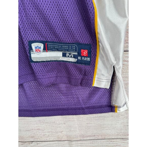 Reebok NFL Minnesota Vikings Adrian Peterson 28 Jersey Adult Medium Purple Gold - Picture 4 of 9